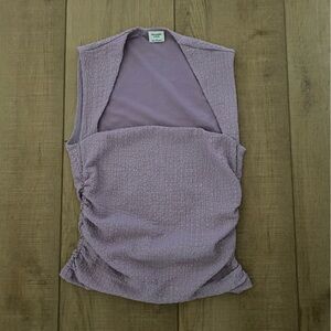 Abercrombie Ava Sleeveless Textured Top